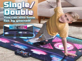 Double Dance Mat Music Light Exercise Toy V1142-LP601099743316882