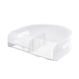 Stackable, Clear Plastic Egg Container with Lid - Rolling Refrigerator Organizer Bins for Eggs V1370-AZ4-03833