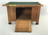 YES4PETS Small Chicken Coop Rabbit Hutch Ferret Cage Guinea Pig Cat Nesting Box Brown V278-RH372-BROWN-CW12U0338