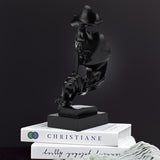 Hinge Head Home Decoration, Abstract Art Sculpture Home Resin Statue Statue Home V1192-AZ-W-13866
