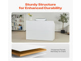 Reception Desk, 1180 x 500 x 1115 mm Rectangular Front Table, Office Reception Desk, Retail V952-YBQTJXWCTBDCYNOVBV0