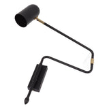 Swing Arm Wall Sconce Iron E27 E26 Adjustable Angle Modern Bedside Hardwired Reading Sconce for V1294-YM0901-3119230160711