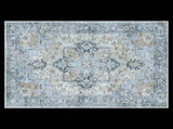 Marlow Floor Rug Vintage Polyester Washable Area Rugs FR2038-200X300-BL-AU