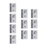 10pcs Electric Fence Wire Tensioner Aluminum Alloy Tension Fence Inline Tightener Anti Theft Alarm V1294-YM0717-3111220230011