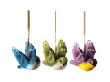 1 Set Decorative Resin Birds Pendant - Multicolor V1263-JX-936