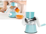 Vegetable Grater Cutter HandCranking Rotation Vegetable Cutting Tool Kitchen Supplies Blue V1294-YM0901-3113210028911