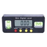 Portable Level Square Gauge Protractor Inclinometer Bevel Box with Data Hold Magnet for Construction V1192-AZ-W-23375