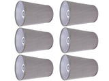6PCS Simple Lamp Shades Modern Cloth Art Lampshade for E14 Screw Chandelier Wall Lamp V1294-YM0901-3119210046111