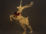 Christabelle Full Light Rearing Reindeer w/ 800 Twinkle Lights Indoor Outdoor 206cm 112_SB8