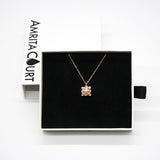 Gift Box - Chest Rose Gold Aroma Necklace + Purify Oil Blend V760-GBAJ - 43