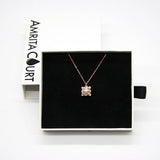 Gift Box - Chest Rose Gold Aroma Necklace Purify Oil Blend V760-GBAJ - 43