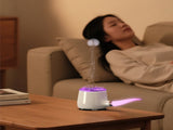Pipe-Shaped Aromatherapy Humidifier with LED Flame & Mist USB Desk Diffuser for Home, Office, V1107-CS-XXJSQ
