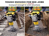 BAUMR-AG BRM-500 64KG Petrol Tamper Rammer Vibratory Plate Compactor, Lightweight, for Soil Sand V219-COMRMRBML5CA