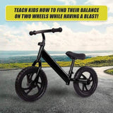 Kids Ride On Push Bike Balance Bicycle with Training Wheels for Toddlers V63-840971