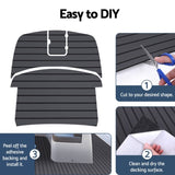 Seamanship EVA Foam Boat Flooring Mat Decking Sheet 240x90x0.6cm Dark Grey Decor BF-240X90-D-GR