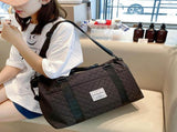 Quilted Weekend Duffle Bag, Carry On Gym and Overnight Tote with Spacious Storage for Travel, Sport, V1189-LC-AMZ-00120