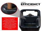 2500W Electric Garden Mulcher Shredder Portable Wood Chipper on Wheels w/ bag V379-ELCTRCHP025001