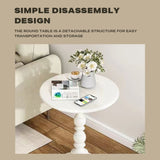 Side Coffee Table Storage Modern Plant Stand V488-FCT-ARWH