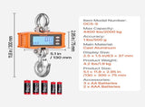 Digital Crane Scale, 4400 lbs/2000 kg Max Capacity, Heavy Duty Industrial Hanging Scale with Cast V952-ZXDCDZK500GY8VDH7001V9