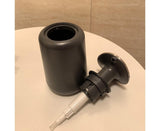 Bathroom Kitchen Lotion Shampoo Liquid Soap Dispenser Plastic Storage Bottle-Black V1263-JX-2581