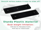10 Pcs Boat Trailer Slide Pads and Boat Trailer Glide Enders 10.25'' x 3.1'' Boat Trailer V1258-DP02-C-3078