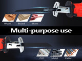 Red Cordless Electric Reciprocating Saw Cutter w Blades For Makita Battery V201-FDZ0030RE8AU