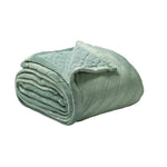 Bianca Mansfield Blanket Sage Single/Double V442-BCA-BLANKET-MANSFIELD-SAGE-DS