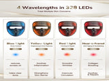 High-Performance 3D LED Beauty Mask 4 Light Modes, 328 LEDs, Wireless Operation, Adjustable Timer, V1107-CS-NFMRYMZ
