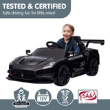 Maserati MC20 GT2 Licensed Electric Kids Ride On Race Car - Black CAR-MST-GT2-BK