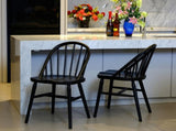 Vera Solid Oak Dining Chair - Set of 2 V199-CH050OVRSF2B