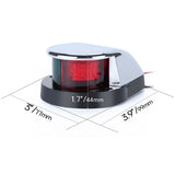 2pcs LED Boat Navigation Light Red Green LED Marine Navigation Light Boat Bow Light for Pontoon V1192-AZ-W-4016