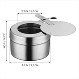 10Pack Stainless Steel Holders, Chafing Holders with Cover, Holder for Chafing Dish, and Buffet, V1370-AZ4-07509