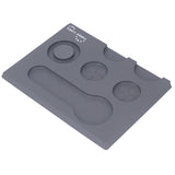 Coffee Tampers Mat Portable PVC Polished Back Antiskid Coffee Tamping Pad for Bar Cafe Home Grey V1294-YM0626-3118220323012