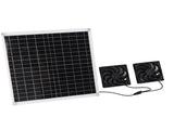 Solar Panel Powered Fan Portable Outdoor Multifunctional Solar Air Circulation Fan Kit 20W12V V1294-YM0901-3114240057311