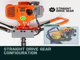 Baumr-AG Post Hole Digger 62CC Posthole Earth Auger Fence Borer Petrol Drill Bit V219-PHDPTLBMRA7C0
