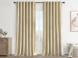 Olive Green Velvet Curtains 84 inches 2 Panels, Luxury Blackout Curtains for Bedroom Living Room V1192-AZ-W-25172