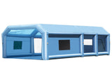 Inflatable Paint Booth, 32.8 x 21 x 14.8 ft Inflatable Spray Booth, with 1100W750W Powerful Blowers V952-CQSPQFLSKCGLKJFV4V3