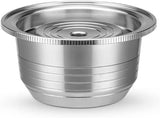 Reusable Coffee Capsule, Stainless Steel Refillable Coffee Pod Brewing Espresso V1258-DP02-WO-863