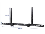 Universal Adjustable TV Soundbar Bracket Soundbar Mount Holder Wall 2Way Install V767-U-360B