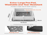 Dogs Whelping Box, 980 x 980 x 460 mm, Plastic PVC Puppies Playpen with Height Adjustable Door and V952-GYZXZJZJSLZXOYTOYV0