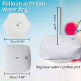 Balloon Arch Holder Kit Water Bag Hexagonal Base Steel Pipe 15 Section Fiber Rod Pump Ring Buckle V1294-YM0901-10254961