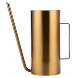 Garden Stainless Steel Long Spout Watering Can Pot Flower Plant Irrigation Tool Gold 1.5L V1294-YM0901-3111200134311