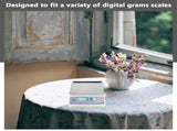 Electronic Balance Scale with Weighting Pans and Dish Tray for Precise Food and Kitchen Weighing V1370-AZ4-19552