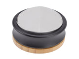 Coffee Distributor Stainless Steel Alloy Dual Head Adjustable Depth Coffee Leveler with Bamboo Base V1294-YM0715-3118220104814