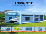 Inflatable Paint Booth 23x13.1x9ft Inflatable Spray Booth 750W480W Blower V952-CQSPQFLSKCGLKCDG9V3