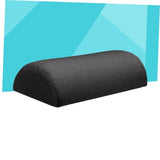 Ergonomic Semi Cylindrical Footrest Pad Black for Office Desk Rest and Leg Massage V1369-AZ3-W-13425