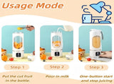 Digital Display Juicer-Smart LED Display, Diet-Friendly Portable Multimode Blender Personal Electric V1197-JD-130402