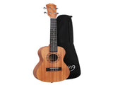 Alpha 23" Ukulele Natural Mahogany Concert Beginner Gift w/ Carry Bag UKULE-D-23-NAT