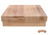 Small Foot Stool Footstool Wood Elevation for Feet and Legs Home Users Bathroom Use 1Pack V1192-AZ-W-28901