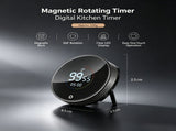 USB Rechargeable Magnetic Rotary Digital Kitchen Timer V1221-XM-LB579-GM42